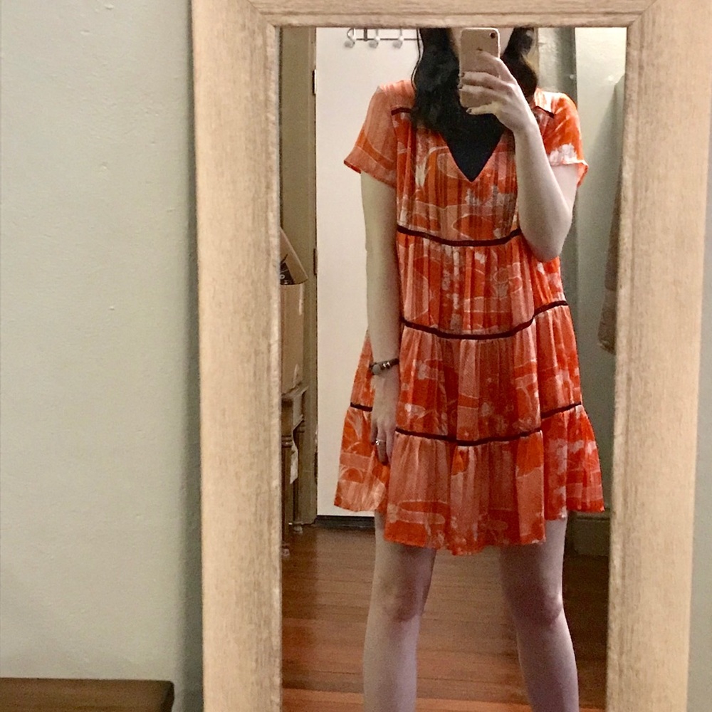 Red urban outfitters dress